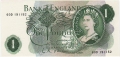 Bank Of England 1 Pound Notes Portrait 1 Pound, 14D, 82D